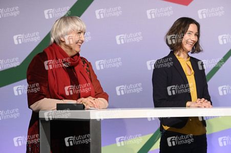 Ergebnisverkündung der digitalen Urabstimmung von Bündnis 90/Die Grünen in Berlin