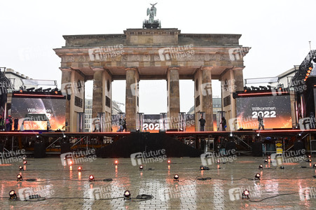 Photocall zur Silvestershow 'Celebrate at the Gate - Willkommen 2022' in Berlin