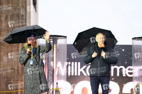 Photocall zur Silvestershow 'Celebrate at the Gate - Willkommen 2022' in Berlin