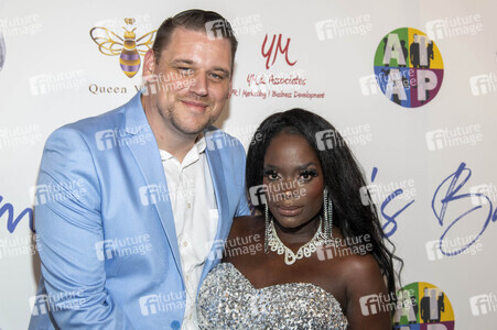 Nimi Adokiye und Danny Eley Celebrity Babyparty in West Hollywood