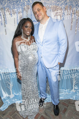 Nimi Adokiye und Danny Eley Celebrity Babyparty in West Hollywood