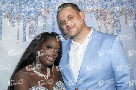 Nimi Adokiye und Danny Eley Celebrity Babyparty in West Hollywood