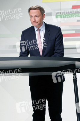 Pressetermin zur Unterzeichnung des Koalitionsvertrages in Berlin