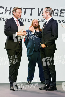 Pressetermin zur Unterzeichnung des Koalitionsvertrages in Berlin