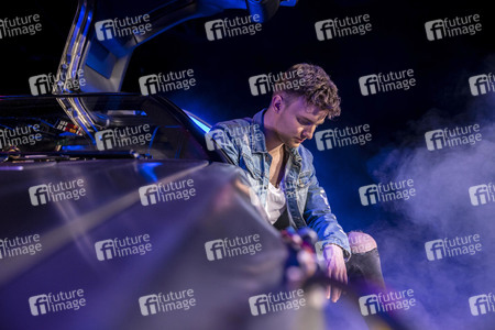 Musikvideo-Dreharbeiten 'Zeit zurückdrehen' in Chemnitz