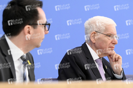 Bundespressekonferenz 'Ein Jahr nach dem 7. Oktober 2023'  in Berlin