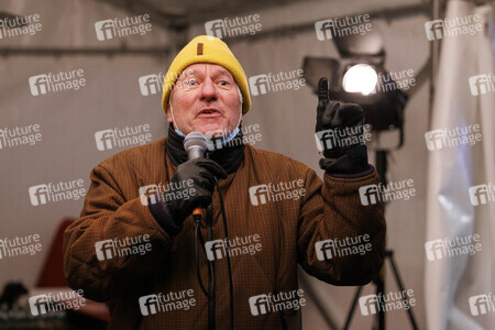 Solidaritätsaktion mit Obdachlosen in Köln