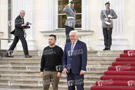Empfang des Präsidenten der Ukraine im Schloss Bellevue in Berlin
