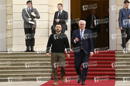 Empfang des Präsidenten der Ukraine im Schloss Bellevue in Berlin