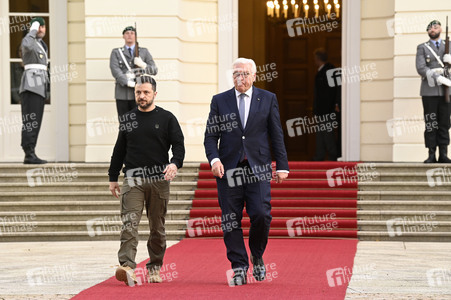 Empfang des Präsidenten der Ukraine im Schloss Bellevue in Berlin