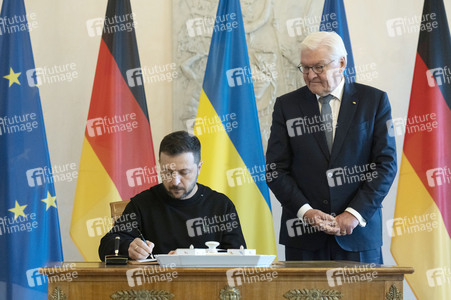 Empfang des Präsidenten der Ukraine im Schloss Bellevue in Berlin