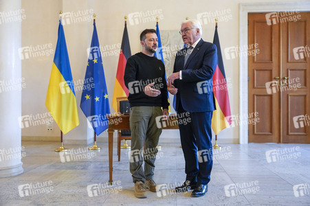 Empfang des Präsidenten der Ukraine im Schloss Bellevue in Berlin