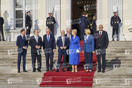 Begrüßung des amerikanischen Präsidenten Joe Biden im Schloss Bellevue in Berlin