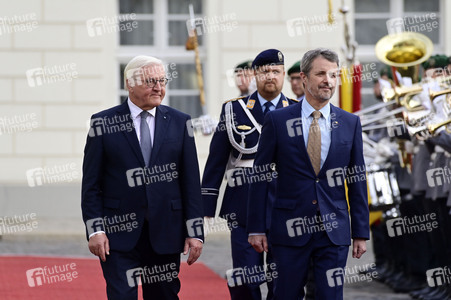 Begrüßung von König Frederik X. von Dänemark und Königin Mary von Dänemark in Berlin