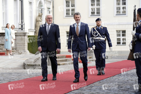 Begrüßung von König Frederik X. von Dänemark und Königin Mary von Dänemark in Berlin