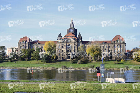 Die Sächsische Staatskanzlei in Dresden