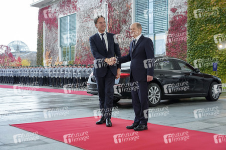 Empfang des NATO-Generalsekretärs in Berlin