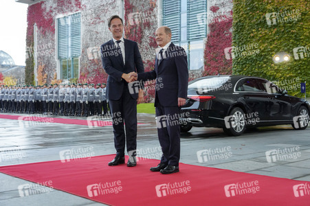 Empfang des NATO-Generalsekretärs in Berlin