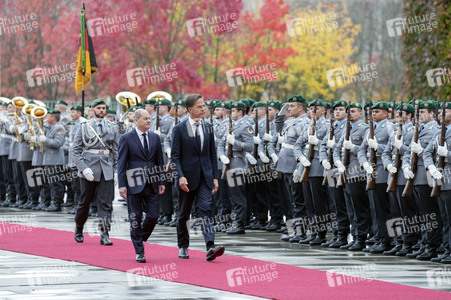 Empfang des NATO-Generalsekretärs in Berlin