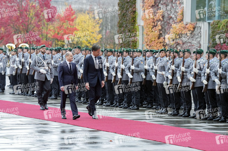 Empfang des NATO-Generalsekretärs in Berlin