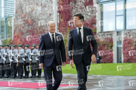Empfang des NATO-Generalsekretärs in Berlin