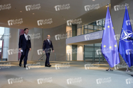 Empfang des NATO-Generalsekretärs in Berlin