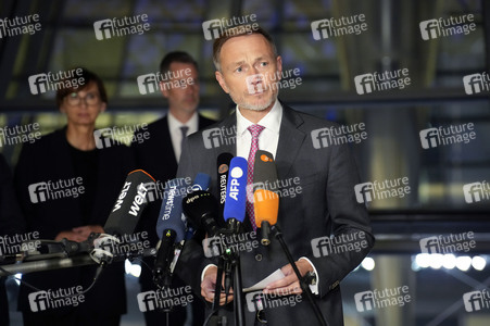 Fraktionssitzung und Pressestatement der FDP zum Ampel-Aus in Berlin