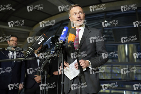 Fraktionssitzung und Pressestatement der FDP zum Ampel-Aus in Berlin