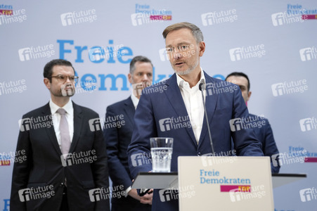 Presseskonferenz der FDP zum Ampel-Aus in Berlin