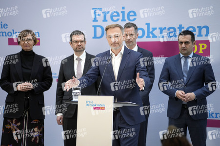 Presseskonferenz der FDP zum Ampel-Aus in Berlin