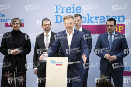 Presseskonferenz der FDP zum Ampel-Aus in Berlin