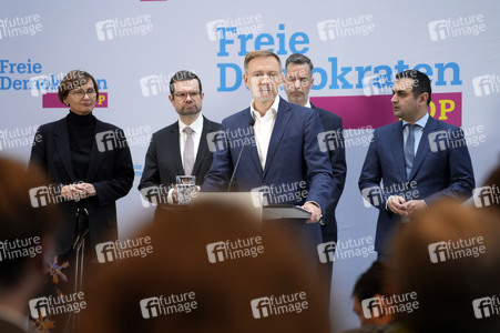 Presseskonferenz der FDP zum Ampel-Aus in Berlin