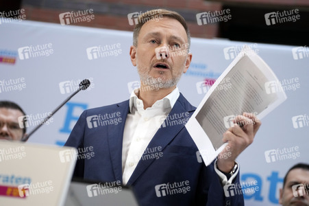 Presseskonferenz der FDP zum Ampel-Aus in Berlin