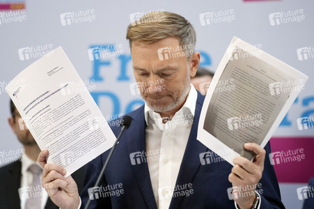 Presseskonferenz der FDP zum Ampel-Aus in Berlin