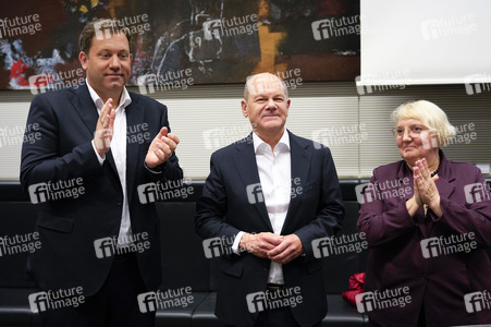 Fraktionssitzung der SPD zum Ampel-Aus in Berlin