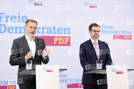 Presseskonferenz der FDP zur Vorstellung des neuen Generalsekretärs Marco Buschmann in Berlin