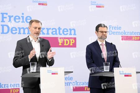 Presseskonferenz der FDP zur Vorstellung des neuen Generalsekretärs Marco Buschmann in Berlin