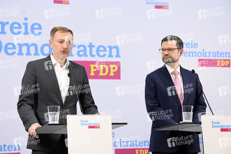Presseskonferenz der FDP zur Vorstellung des neuen Generalsekretärs Marco Buschmann in Berlin
