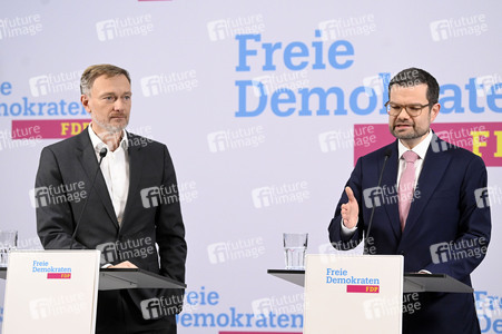 Presseskonferenz der FDP zur Vorstellung des neuen Generalsekretärs Marco Buschmann in Berlin