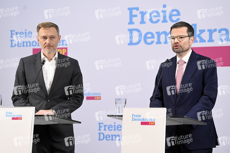 Presseskonferenz der FDP zur Vorstellung des neuen Generalsekretärs Marco Buschmann in Berlin