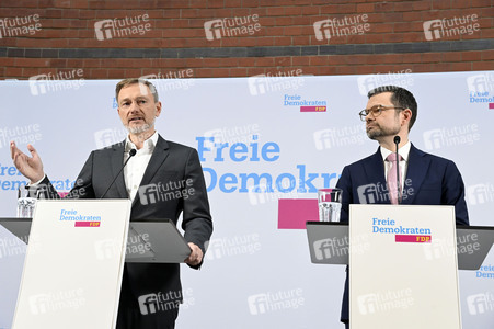 Presseskonferenz der FDP zur Vorstellung des neuen Generalsekretärs Marco Buschmann in Berlin