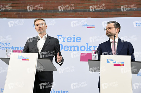 Presseskonferenz der FDP zur Vorstellung des neuen Generalsekretärs Marco Buschmann in Berlin