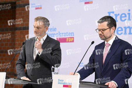 Presseskonferenz der FDP zur Vorstellung des neuen Generalsekretärs Marco Buschmann in Berlin