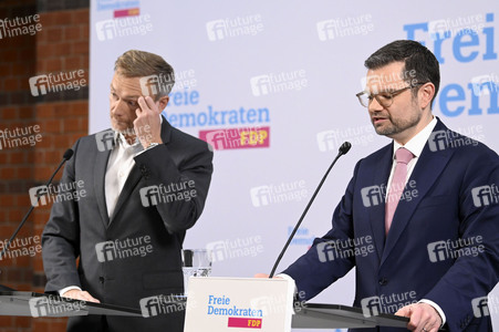 Presseskonferenz der FDP zur Vorstellung des neuen Generalsekretärs Marco Buschmann in Berlin