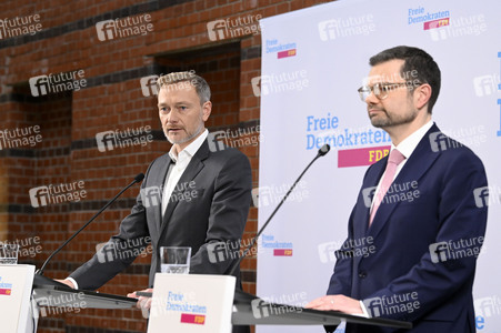 Presseskonferenz der FDP zur Vorstellung des neuen Generalsekretärs Marco Buschmann in Berlin