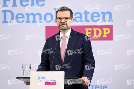 Presseskonferenz der FDP zur Vorstellung des neuen Generalsekretärs Marco Buschmann in Berlin