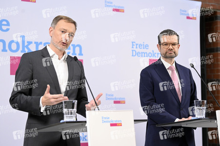 Presseskonferenz der FDP zur Vorstellung des neuen Generalsekretärs Marco Buschmann in Berlin
