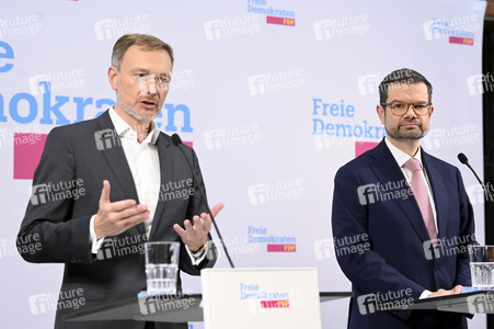 Presseskonferenz der FDP zur Vorstellung des neuen Generalsekretärs Marco Buschmann in Berlin
