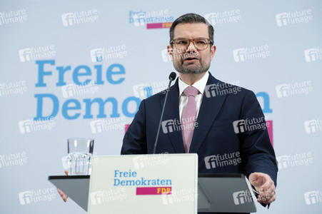 Presseskonferenz der FDP zur Vorstellung des neuen Generalsekretärs Marco Buschmann in Berlin