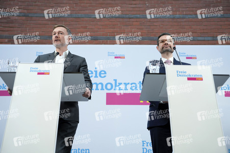 Presseskonferenz der FDP zur Vorstellung des neuen Generalsekretärs Marco Buschmann in Berlin